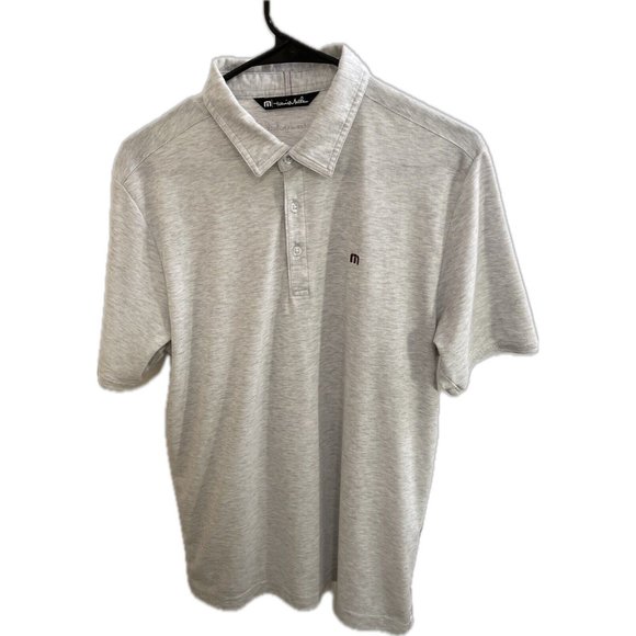 Travis Mathew Other - Travis Mathew Casual Gray Short Sleeve Polo Shirt Men's Size M